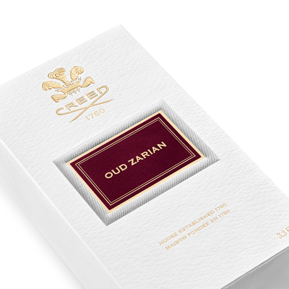 Boîte du parfum Oud Zarian de Creed
