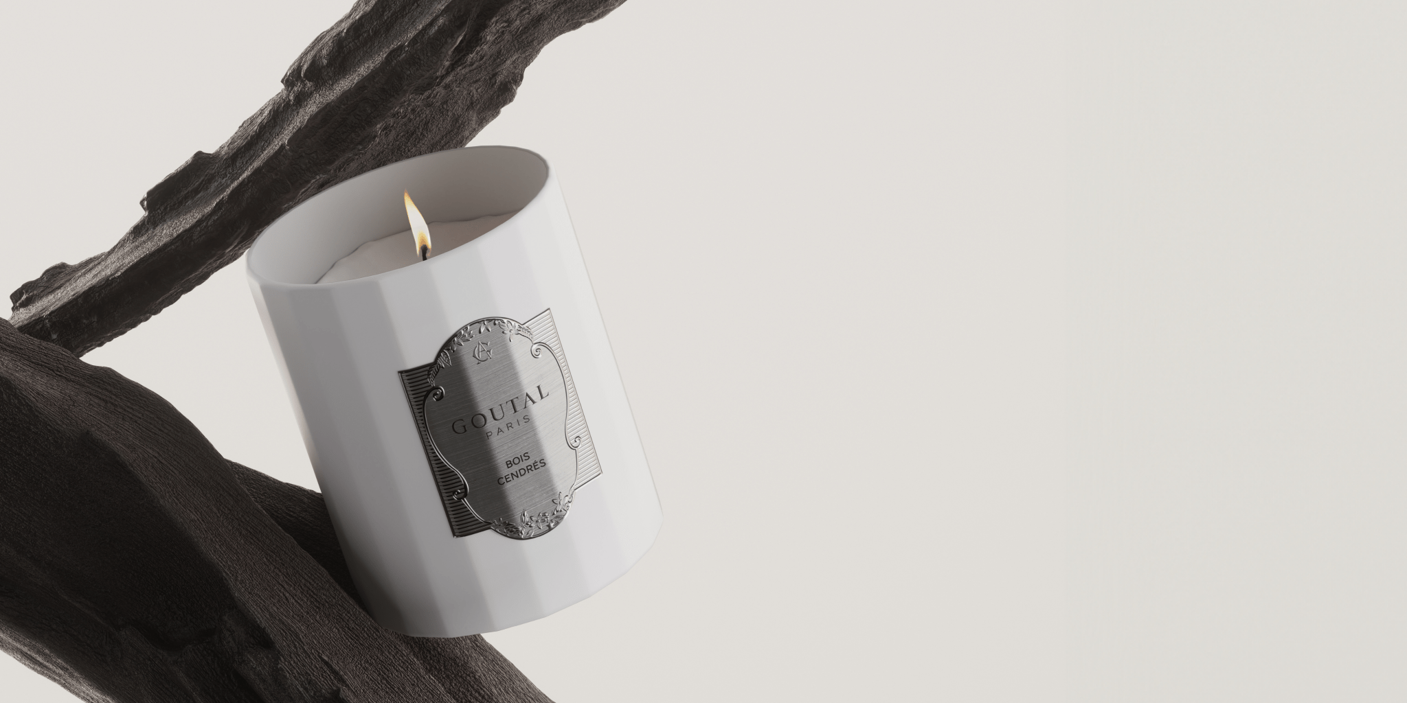 Bois Cendrés - Bougie parfumée GOUTAL - Parfumerie du Soleil d'Or