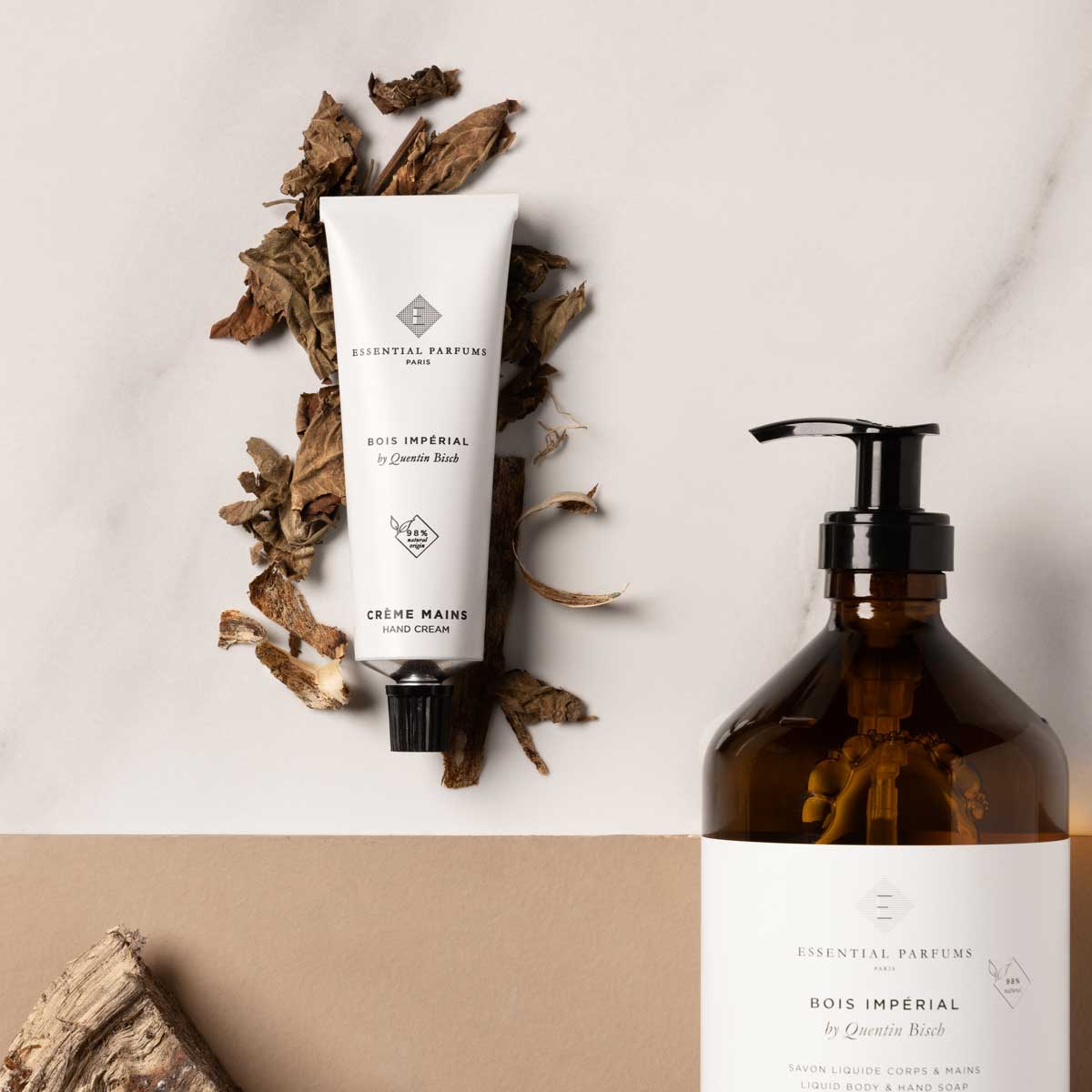 Bois Impérial – Crème Mains 50 ml ESSENTIAL PARFUMS - Parfumerie du Soleil d'Or
