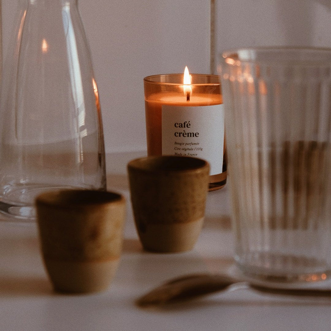 Bougie CAFÉ CRÈME VERSATILE - Parfumerie du Soleil d'Or