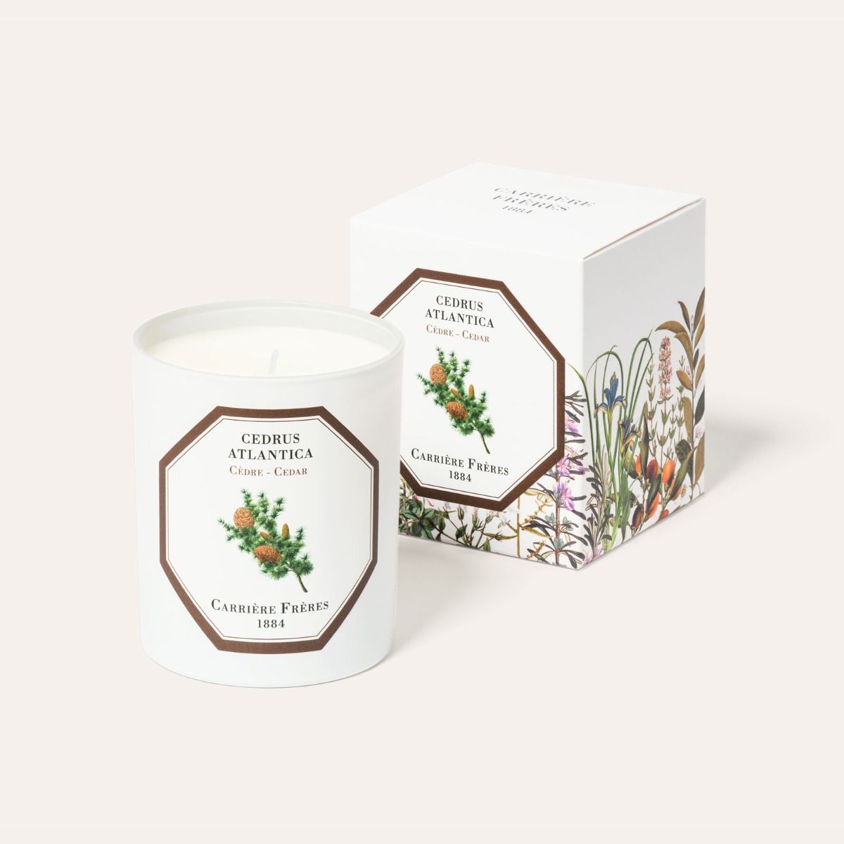Bougie Cèdre CARRIÈRE FRÈRES - Parfumerie du Soleil d'Or