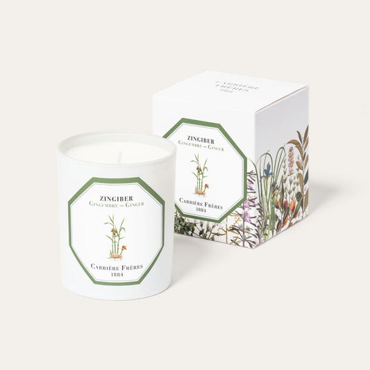 Bougie Gingembre CARRIÈRE FRÈRES - Parfumerie du Soleil d'Or