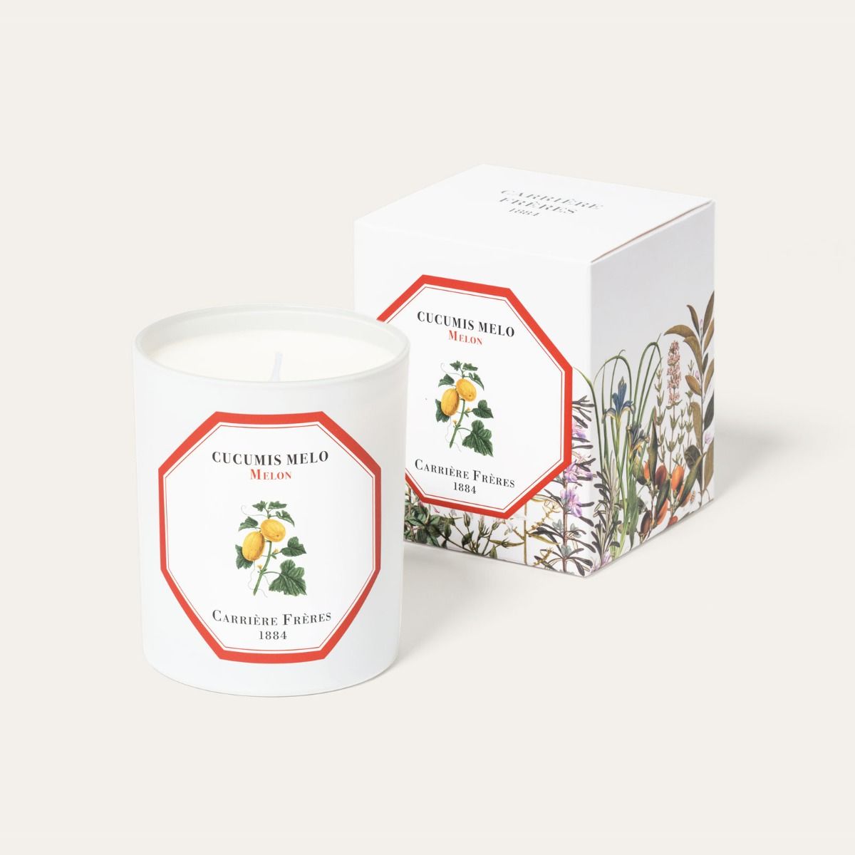 Bougie Melon CARRIÈRE FRÈRES - Parfumerie du Soleil d'Or