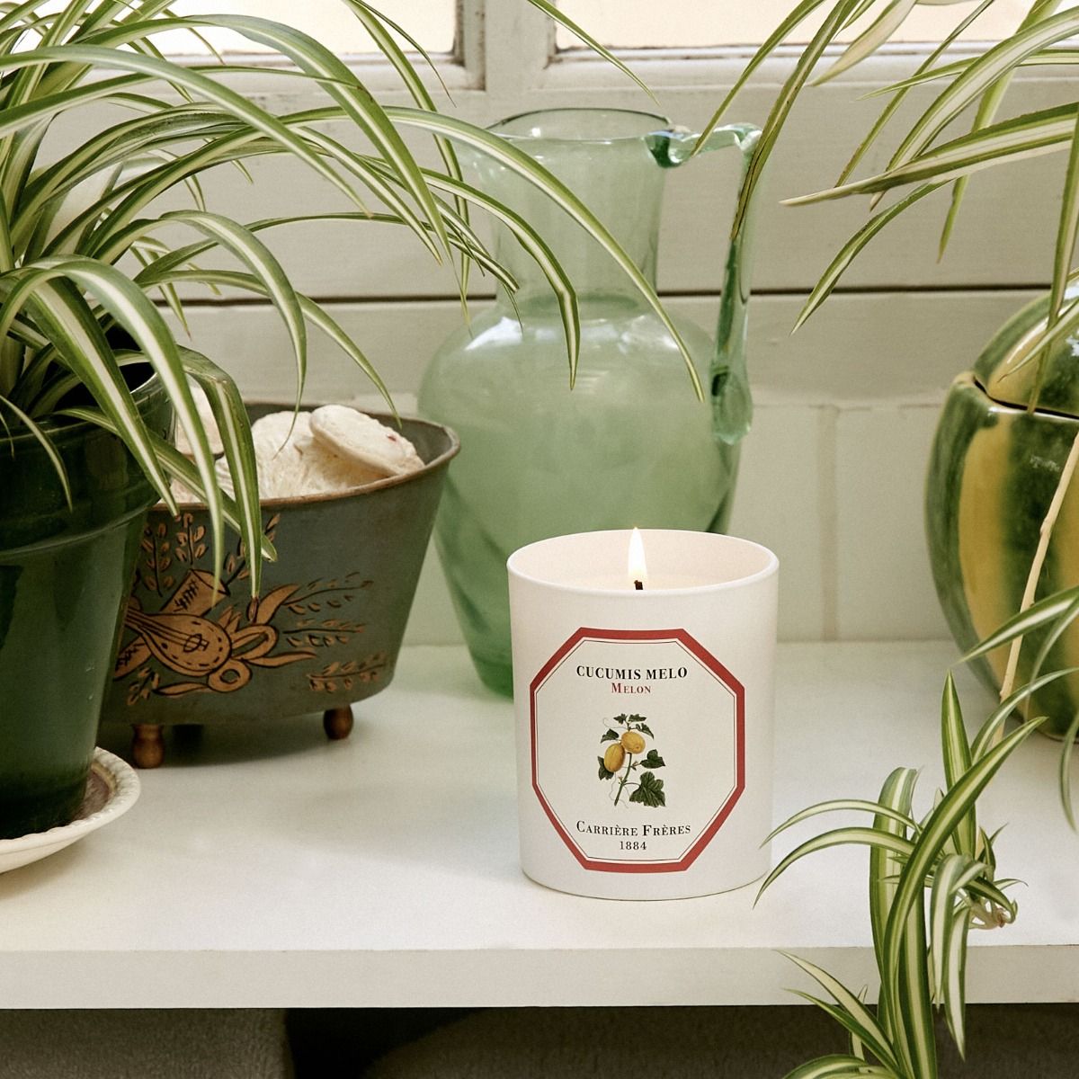 Bougie Melon CARRIÈRE FRÈRES - Parfumerie du Soleil d'Or