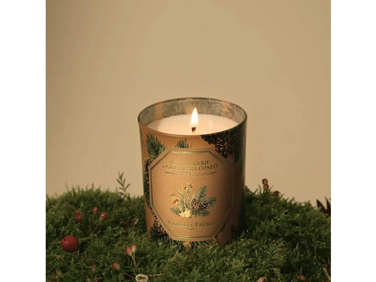Bougie Pin de Sibérie et Gingembre confit CARRIÈRE FRÈRES - Parfumerie du Soleil d'Or