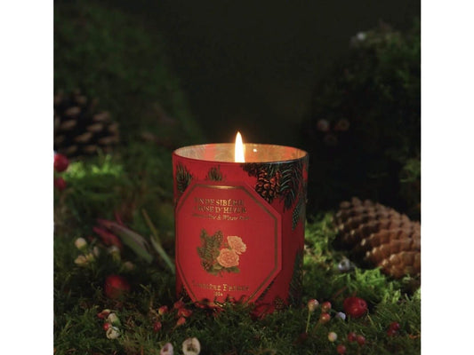 Bougie Pin de Sibérie et Rose d'Hiver CARRIÈRE FRÈRES - Parfumerie du Soleil d'Or