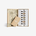 Load image into Gallery viewer, Carnet de route avec 7 échantillons MEMO - Parfumerie du Soleil d'Or