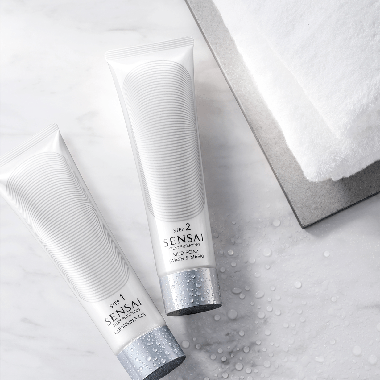 CLEANSING GEL - SILKY PURIFYING SENSAÏ - Parfumerie du Soleil d'Or