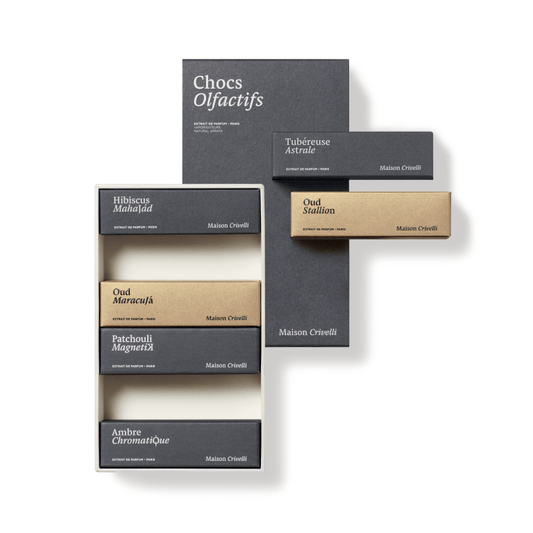 Coffret aventure extraits de parfum MAISON CRIVELLI - Parfumerie du Soleil d'Or