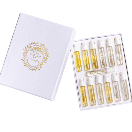 Coffret découverte - 12 x 2ml GIARDINI DI TOSCANA - Parfumerie du Soleil d'Or
