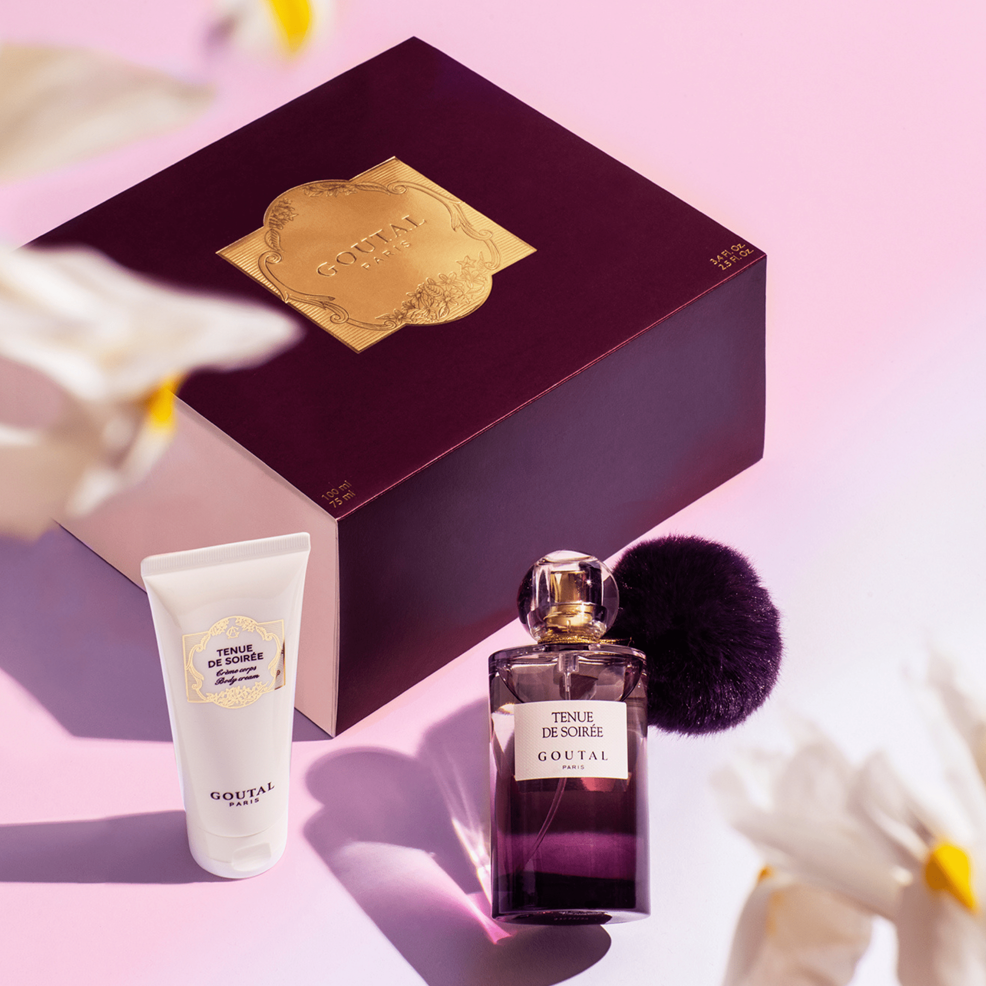Coffret parfumé Tenue de Soirée - Eau de Parfum & crème corps GOUTAL - Parfumerie du Soleil d'Or