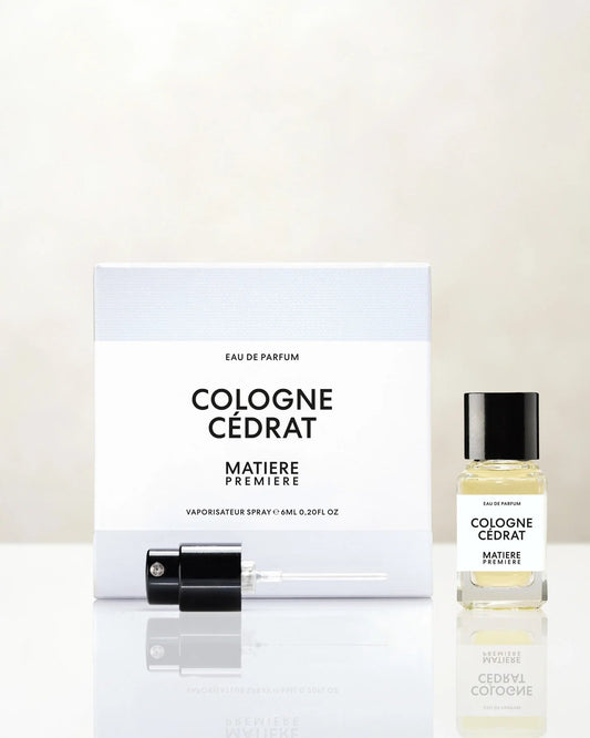 COLOGNE CÉDRAT MATIÈRE PREMIÈRE - Parfumerie du Soleil d'Or