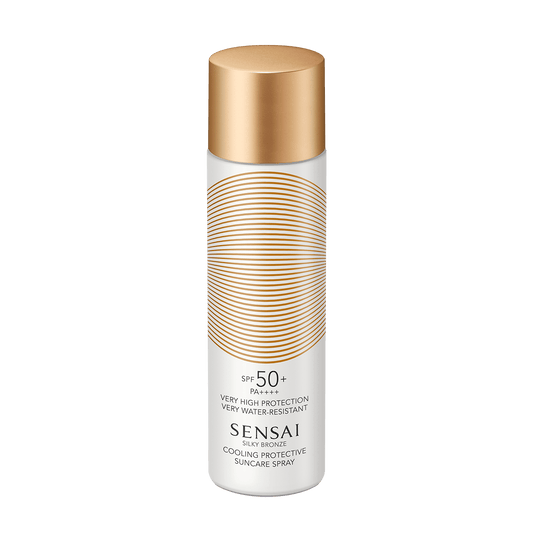 COOLING PROTECTIVE SUNCARE SPRAY - SILKY BRONZE - 150ml - SPF50+ SENSAÏ - Parfumerie du Soleil d'Or