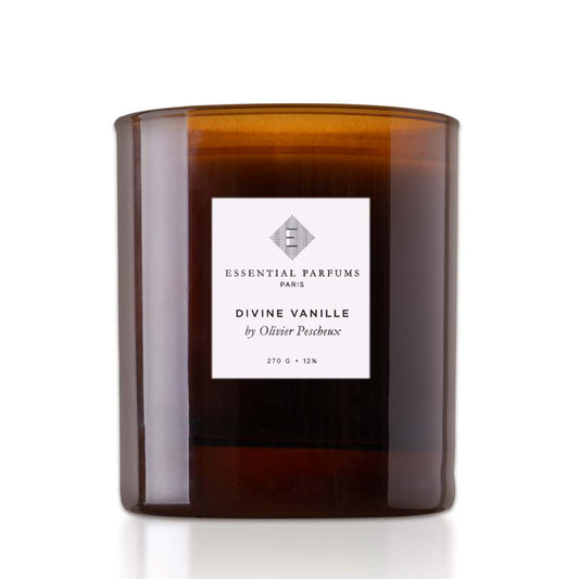 Divine Vanille – Bougie parfumée 270 gr ESSENTIAL PARFUMS - Parfumerie du Soleil d'Or