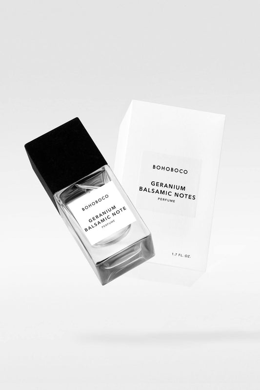 GERANIUM • BALSAMIC NOTE BOHOBOCO - Parfumerie du Soleil d'Or