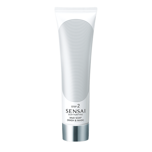 MUD SOAP (WASH & MASK) - SILKY PURIFYING SENSAÏ - Parfumerie du Soleil d'Or