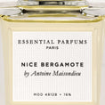 Load image into Gallery viewer, Nice Bergamote by Essential Parfums, label close-up