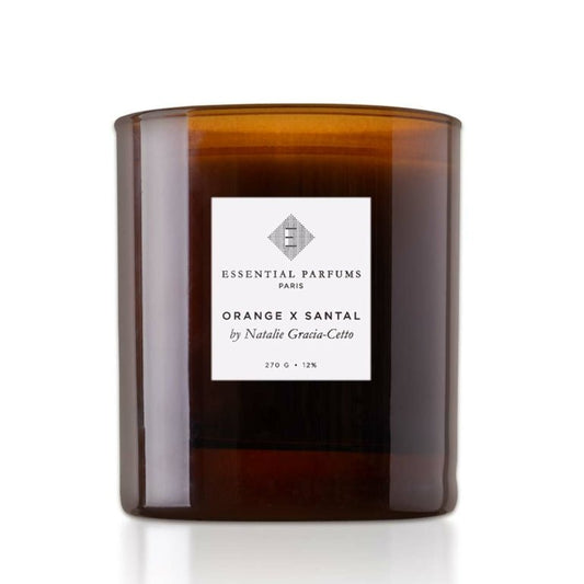 Orange X Santal – Bougie parfumée 270 gr ESSENTIAL PARFUMS - Parfumerie du Soleil d'Or