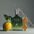 Load image into Gallery viewer, Original Vétiver by Creed, bottle with raw materials