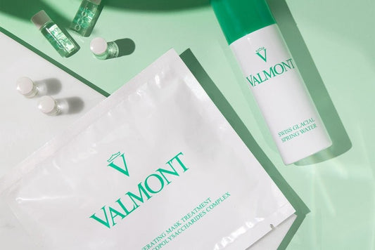 Regenerating Mask Treatment - 5 sheets vials + Spray 50ml VALMONT - Parfumerie du Soleil d'Or