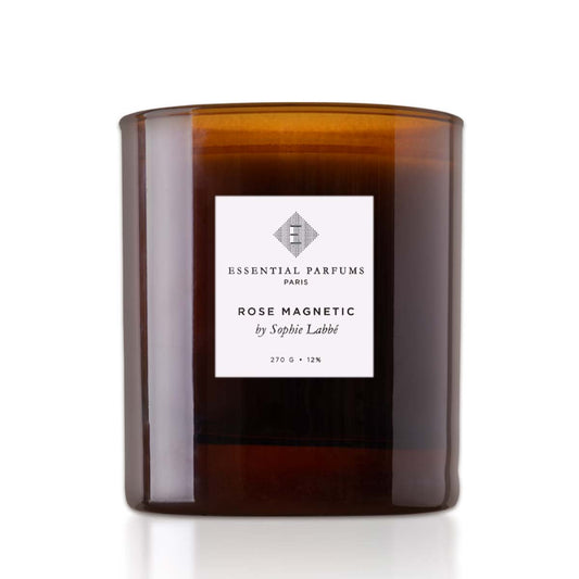 Rose Magnetic – Bougie parfumée 270 gr ESSENTIAL PARFUMS - Parfumerie du Soleil d'Or