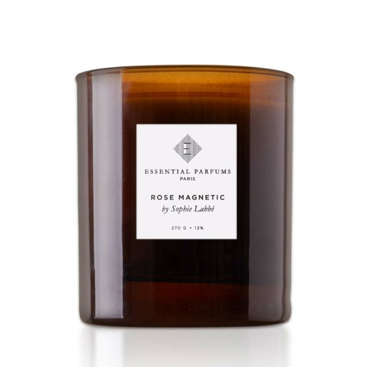 Rose Magnetic – Bougie parfumée 270 gr ESSENTIAL PARFUMS - Parfumerie du Soleil d'Or