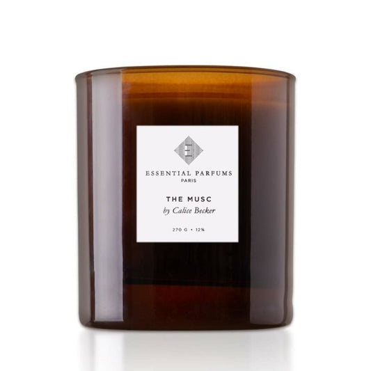 The Musc – Bougie parfumée 270 gr ESSENTIAL PARFUMS - Parfumerie du Soleil d'Or