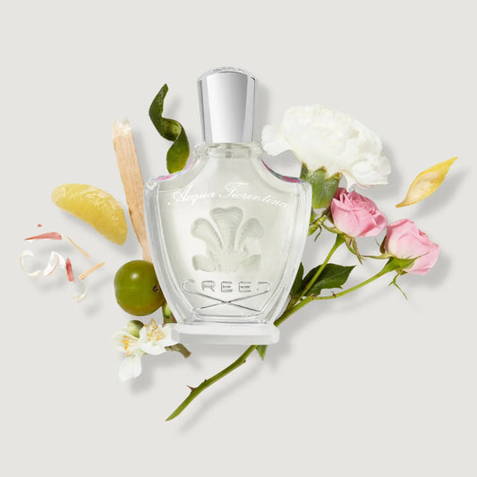 Acqua Fiorentina de Creed, flacon et matières premières