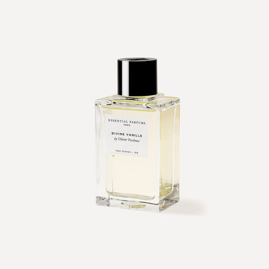 Divine Vanille d'Essential Parfums, flacon de trois quarts