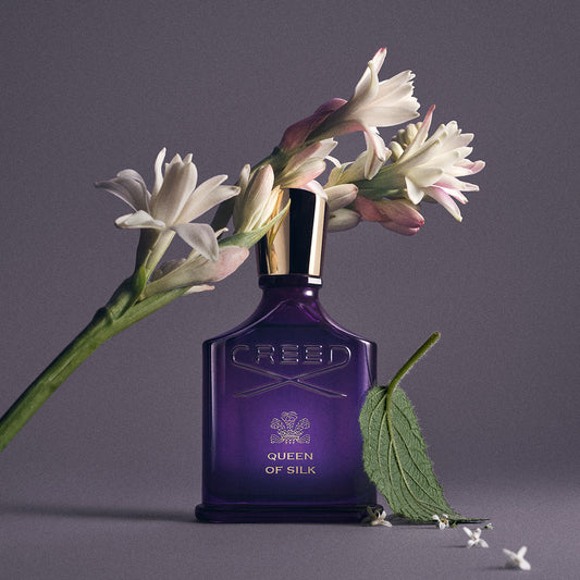 Queen of Silk de Creed, flacon et matières premières