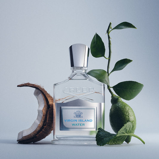 Virgin Island Water de Creed, flacon et matières premières