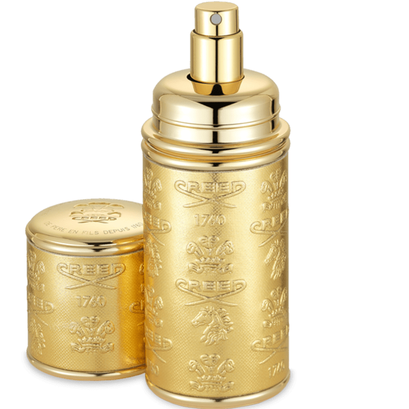 Atomiseur de poche doré avec garniture dorée 50ml CREED - Soleil d'Or