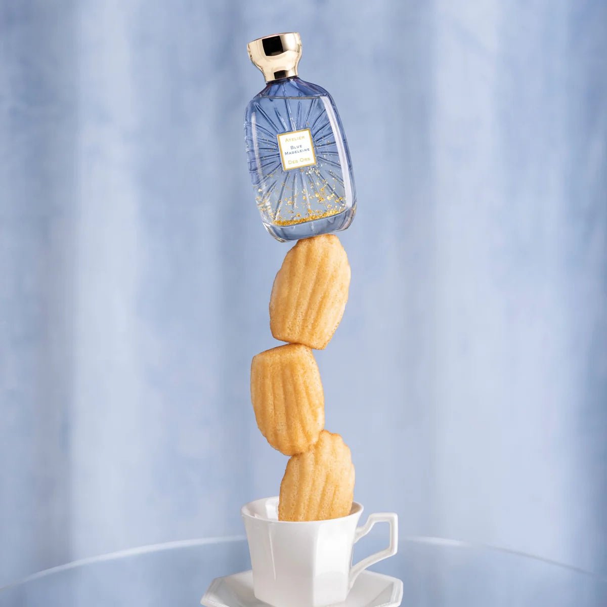 Flacon Eau de Parfum Blue Madeleine Atelier des Ors thé lait
