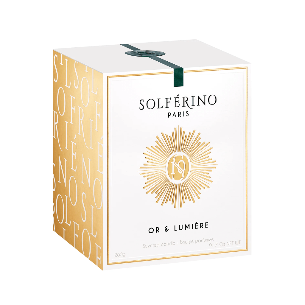 BOUGIE - OR & LUMIERE SOLFÉRINO PARIS - Parfumerie du Soleil d'Or