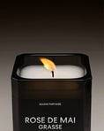 Load image into Gallery viewer, Bougie ROSE DE MAI MATIÈRE PREMIÈRE - Parfumerie du Soleil d'Or
