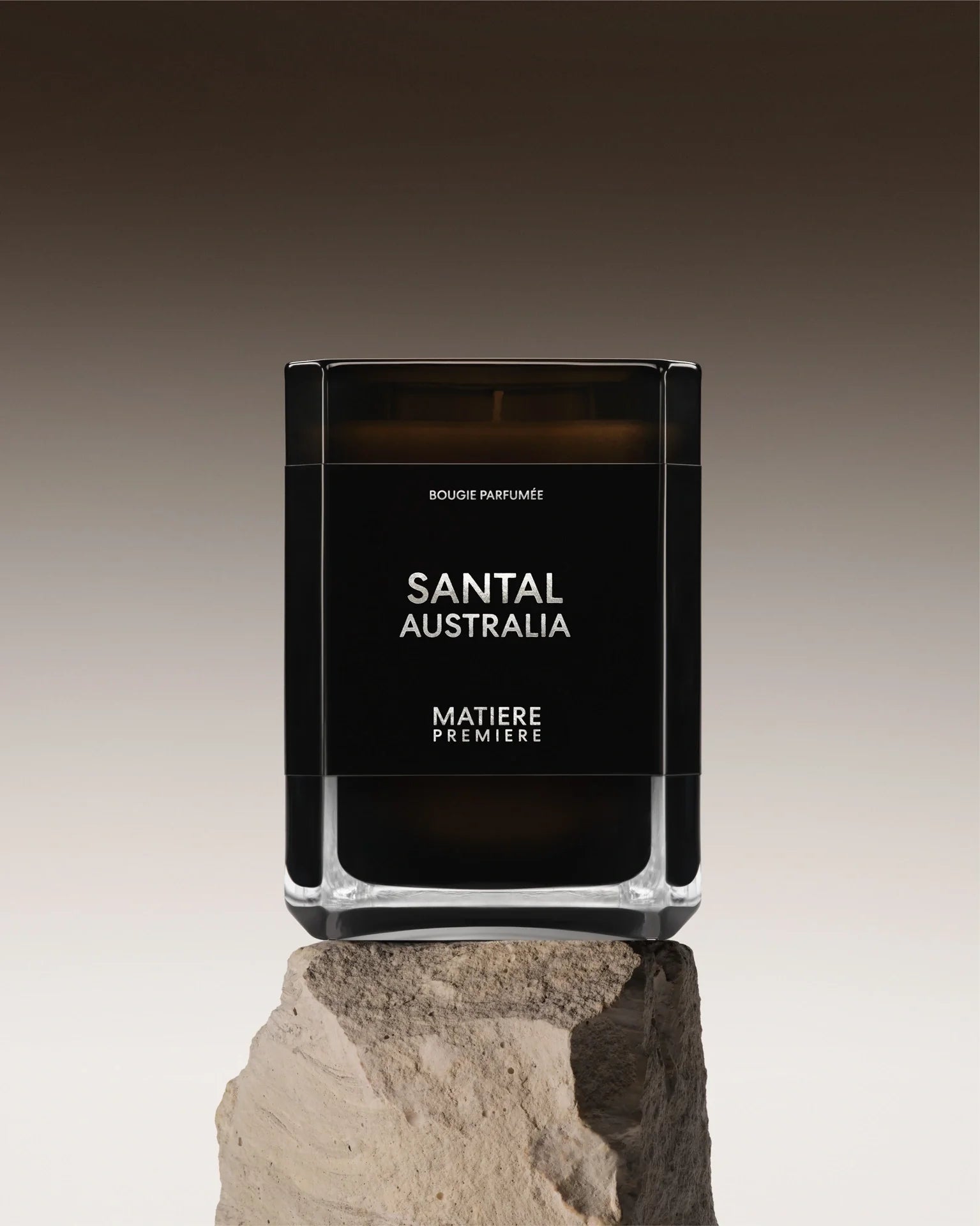 Bougie SANTAL AUSTRALIA MATIÈRE PREMIÈRE - Parfumerie du Soleil d'Or