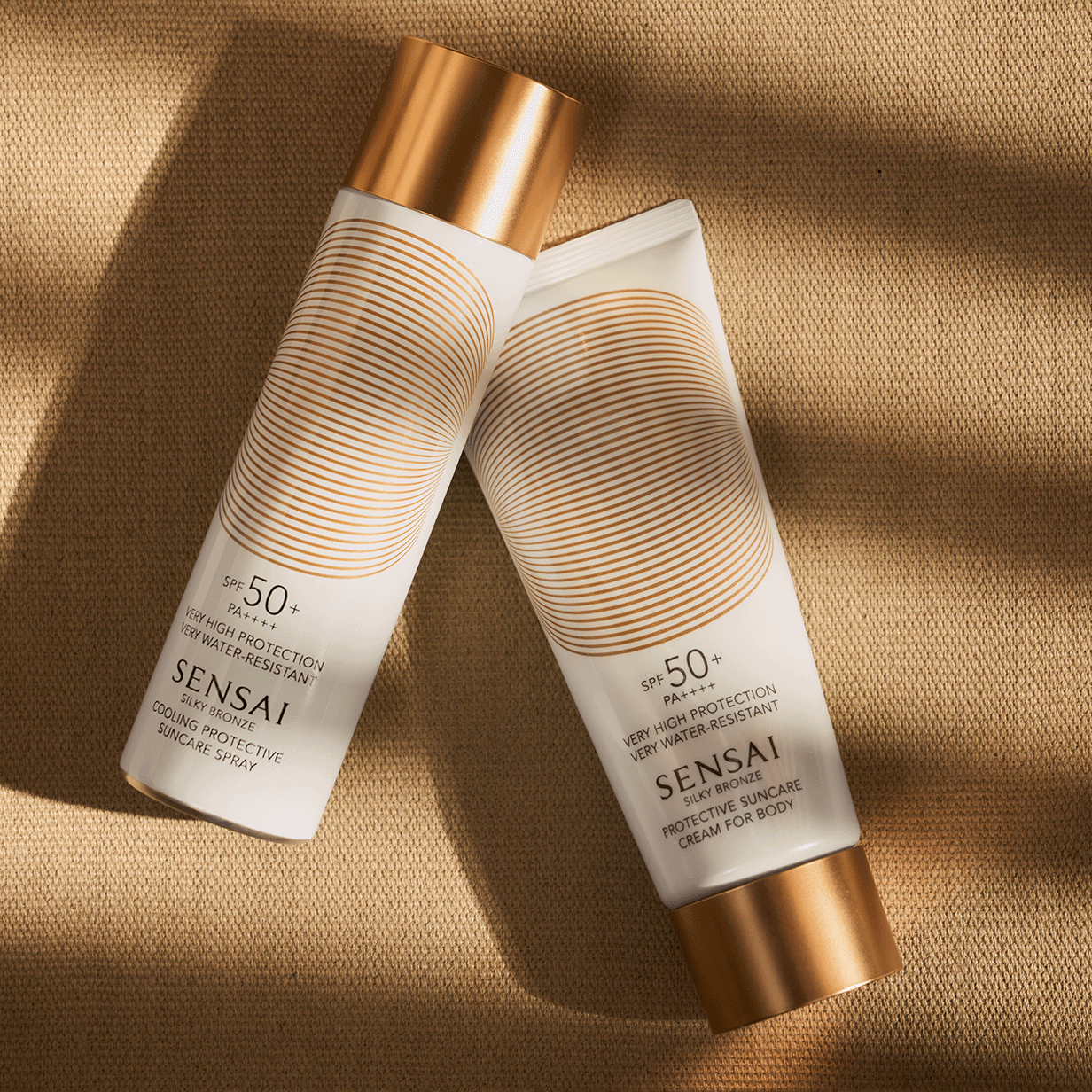 CRÈME PROTECTION SOLAIRE POUR LE CORPS - SILKY BRONZE SENSAÏ - Soleil d'Or