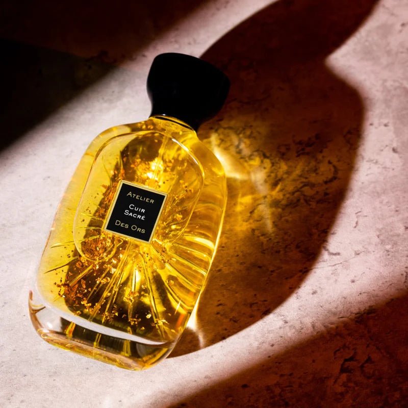 Flacon Eau de Parfum Cuir Sacré Atelier des Ors cuir safran