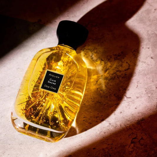 Flacon Eau de Parfum Cuir Sacré Atelier des Ors cuir safran
