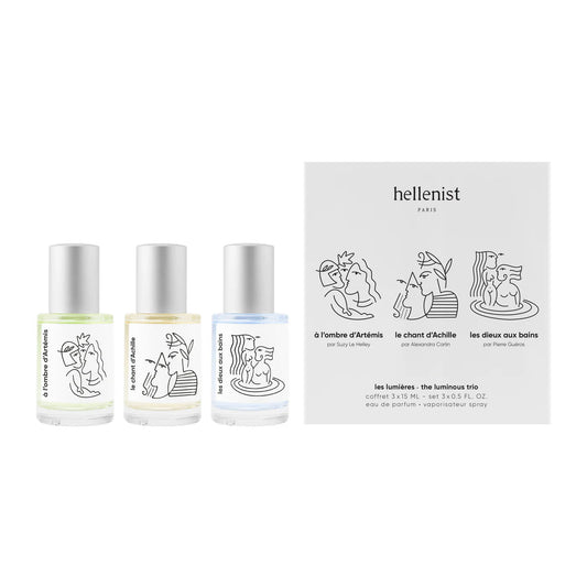 Kit Découverte - Voyage 3x15ml « Les lumières » HELLENIST - Soleil d'Or