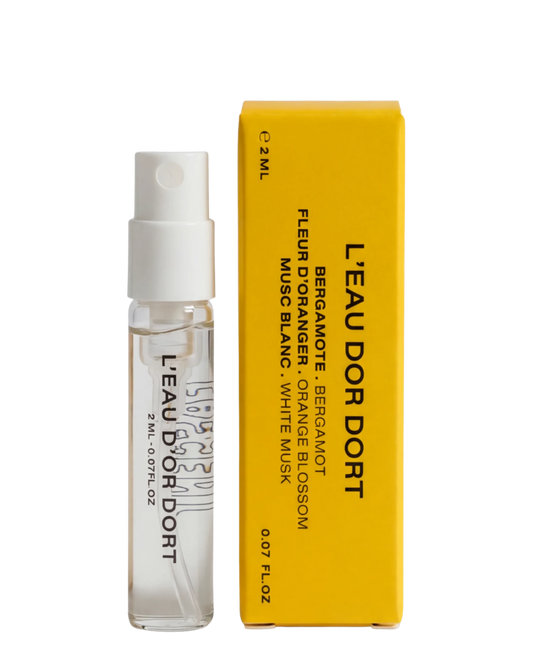 Flacon Eau de Parfum L'Eau d'Or Dort Fascent fleur oranger