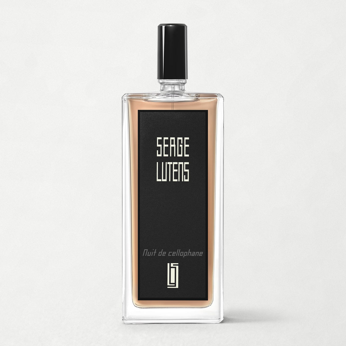 Nuit de cellophane de Serge Lutens, flacon avec son vaporisateur