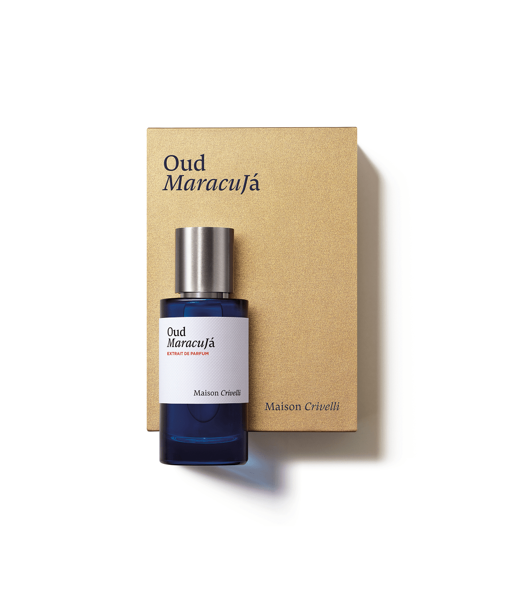 Oud Maracujá by Maison Crivelli, 50 ml extrait de parfum with its box