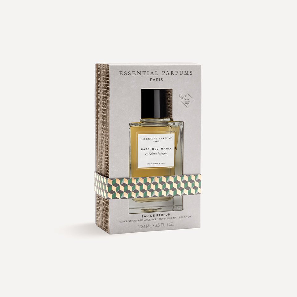 Patchouli Mania by Essential Parfums, 100 ml eau de parfum with its box