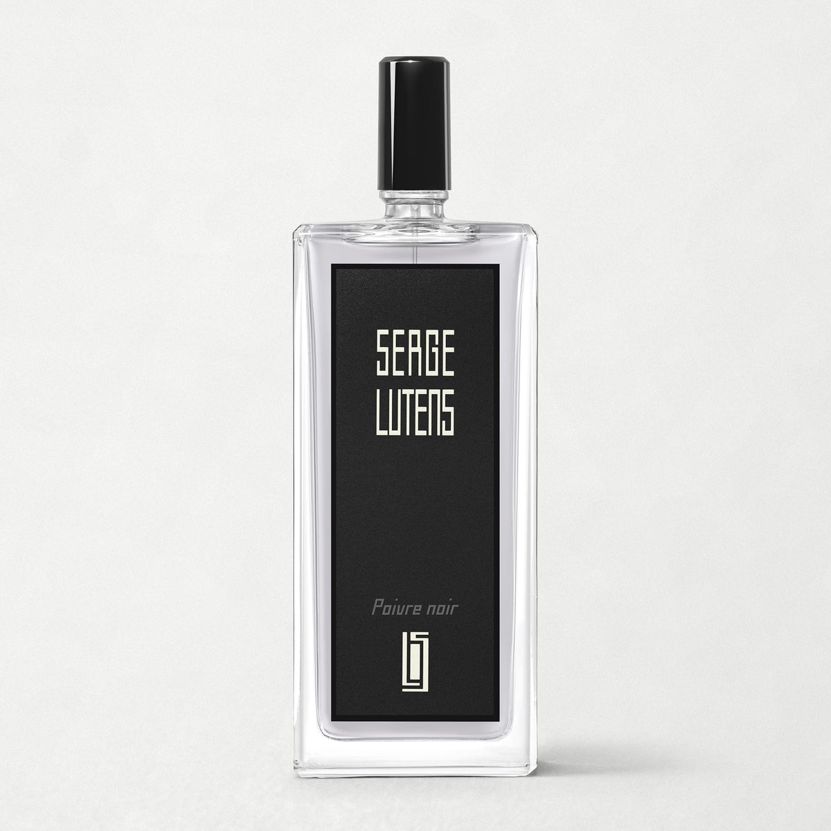 Poivre noir de Serge Lutens, flacon avec son vaporisateur