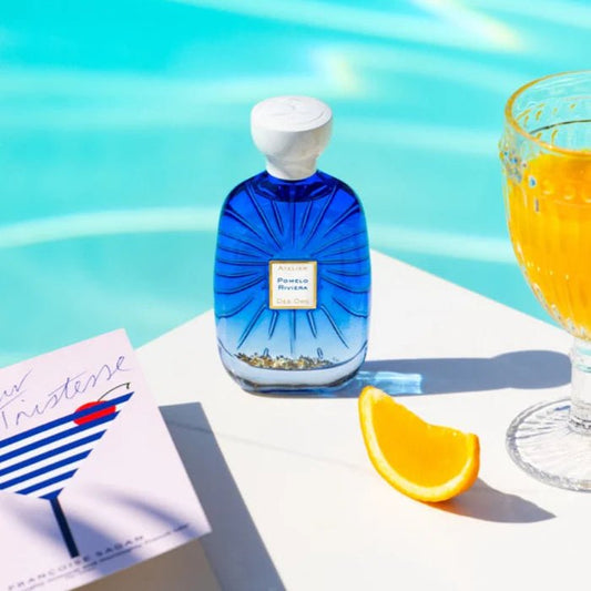 Flacon Eau de Parfum Pomelo Riviera Atelier des Ors pamplemousse sel