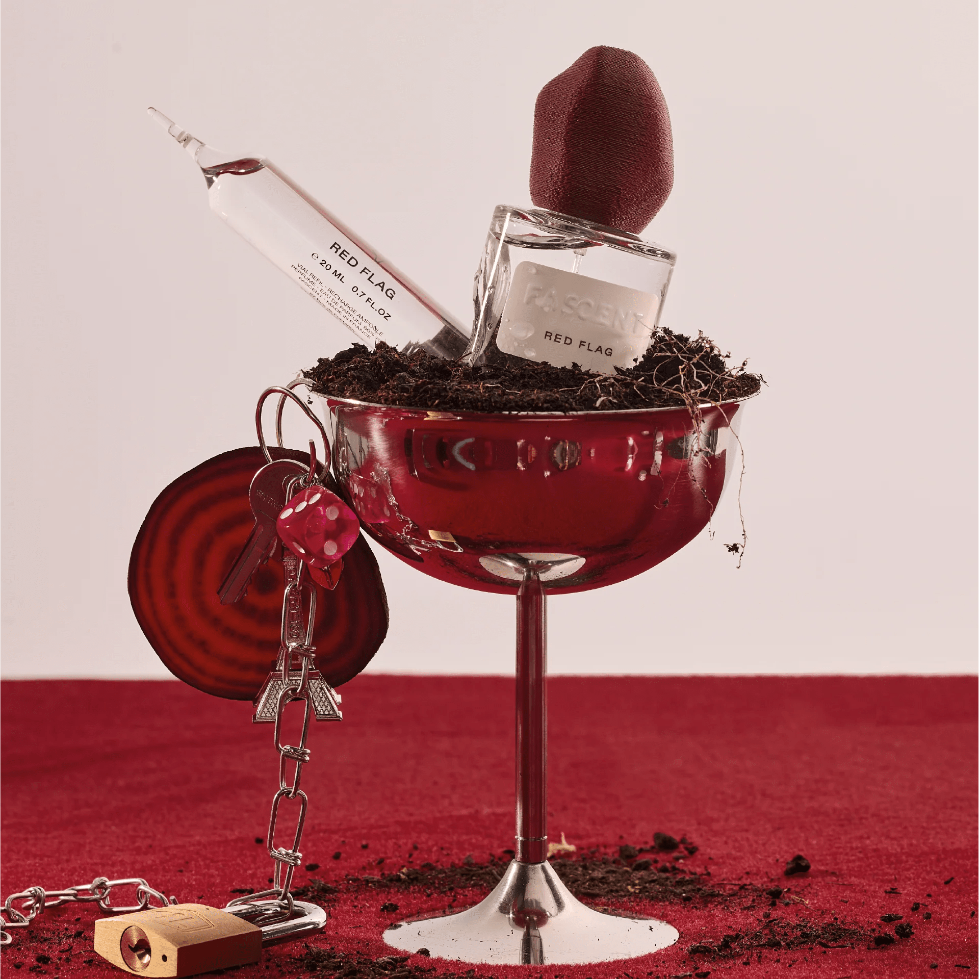 Flacon Eau de Parfum Red Flag Fascent iris