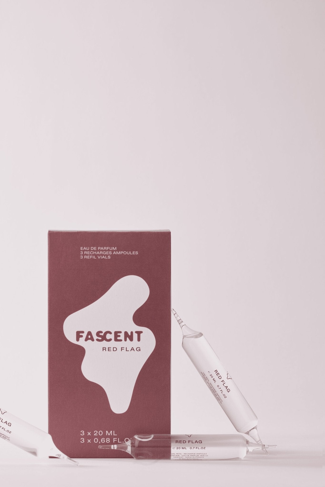 Flacon Eau de Parfum Red Flag Fascent iris