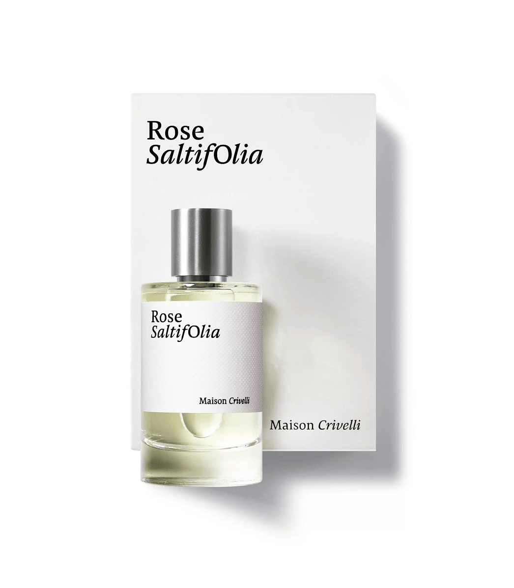 Rose Saltifolia by Maison Crivelli, 100 ml eau de parfum with its box