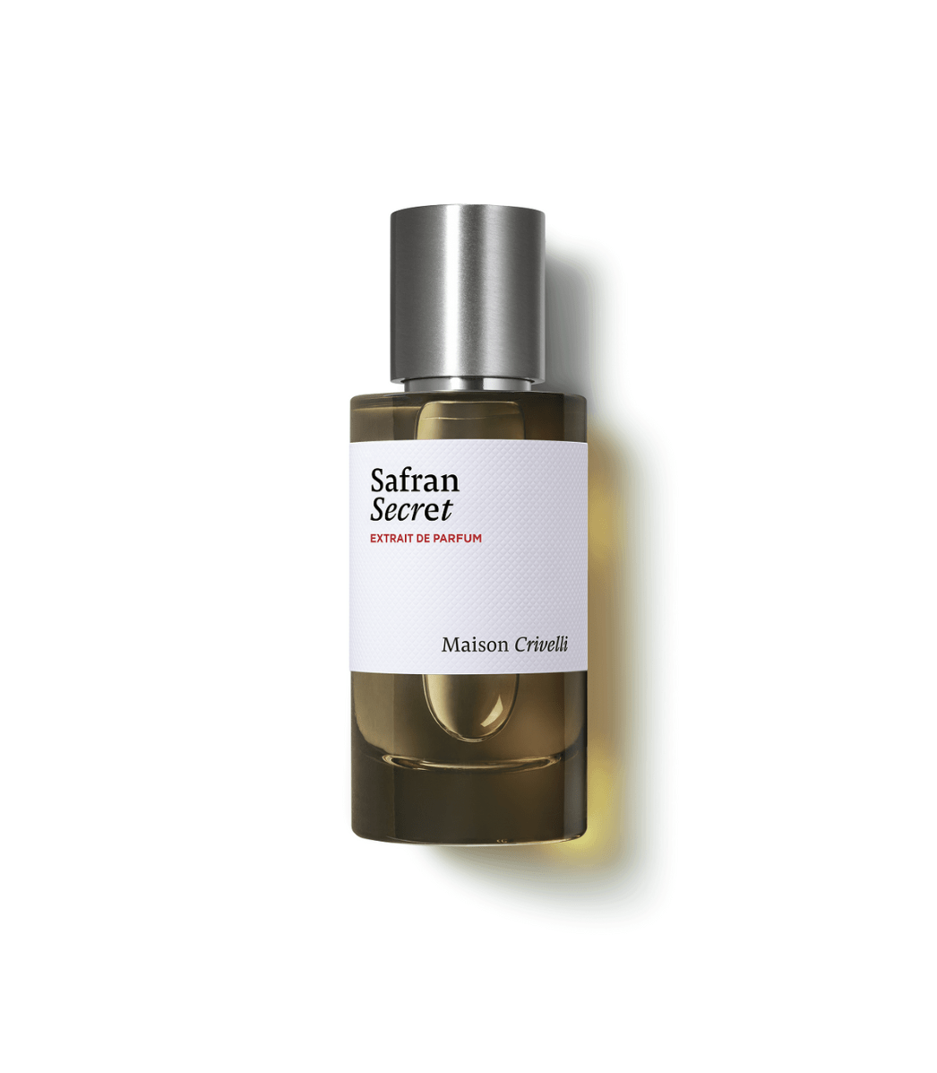 Safran Secret by Maison Crivelli bottle, front view